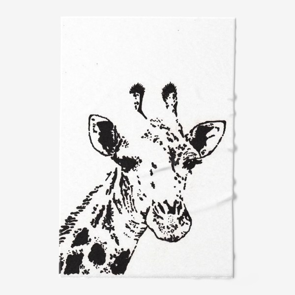 Полотенце «Графический жираф»