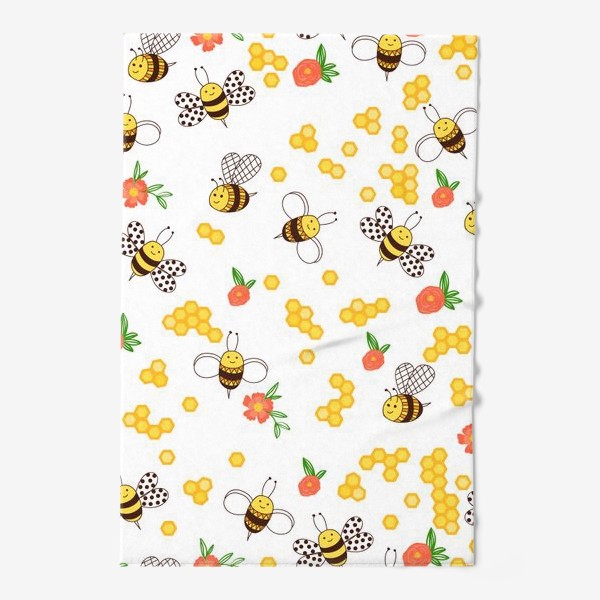 Полотенце «Пчелки ищут цветочки»