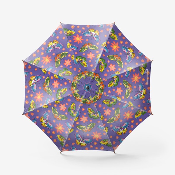 Зонт «Яркие бабочки»