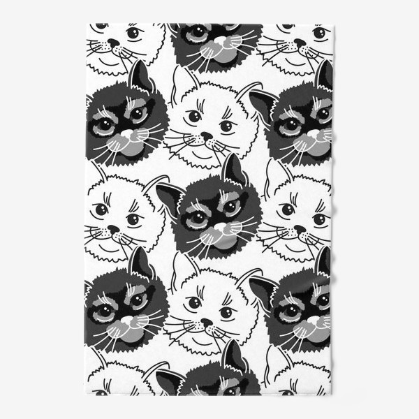 Полотенце «Много котиков не бывает»