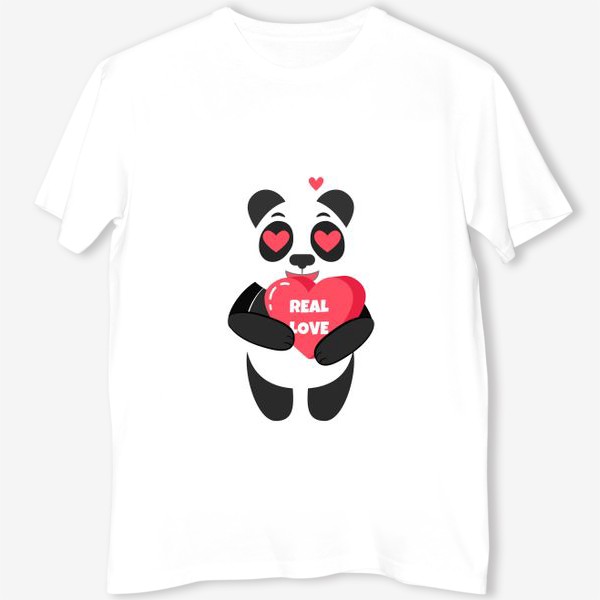 Футболка «Панда любит тебя»