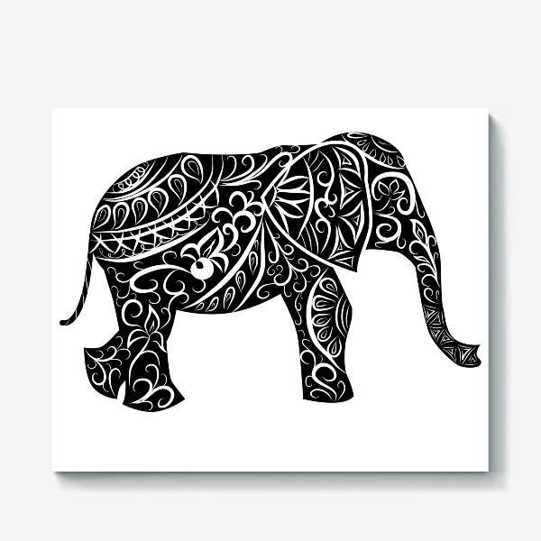 Холст «Индийский слон»