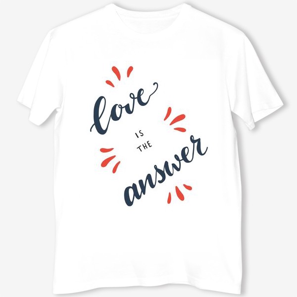 Футболка «Love is the answer»
