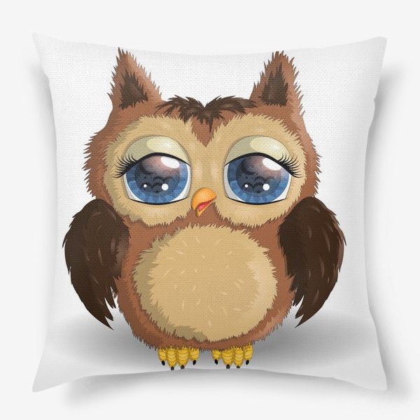 Подушка «Милая сова с красивыми глазами»
