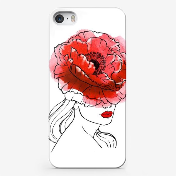 Чехол iPhone «Любовь и маки»