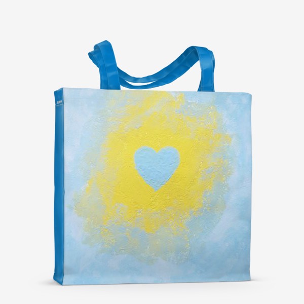 Сумка-шоппер «Голубое сердце»