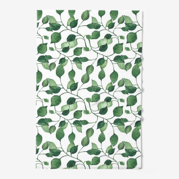 Полотенце «Паттерн природа растения листочки »