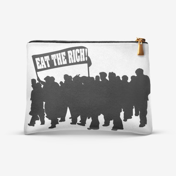 Косметичка «Eat the rich!  Ешь богатых!»