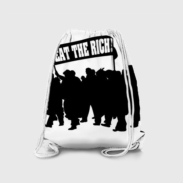 Рюкзак «Eat the rich!  Ешь богатых!»