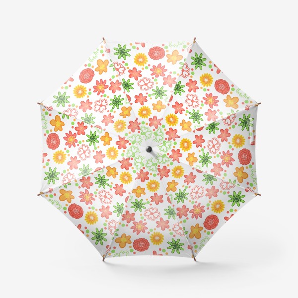 Зонт «Радужные цветы»