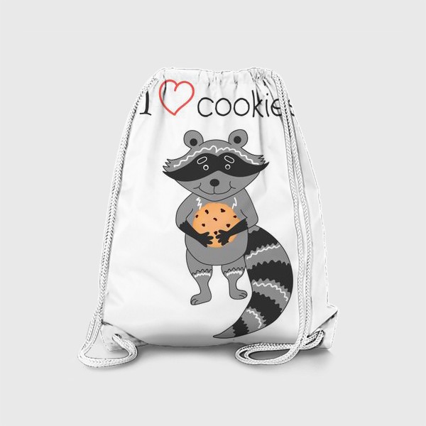 Рюкзак «Енотик любит печеньки»