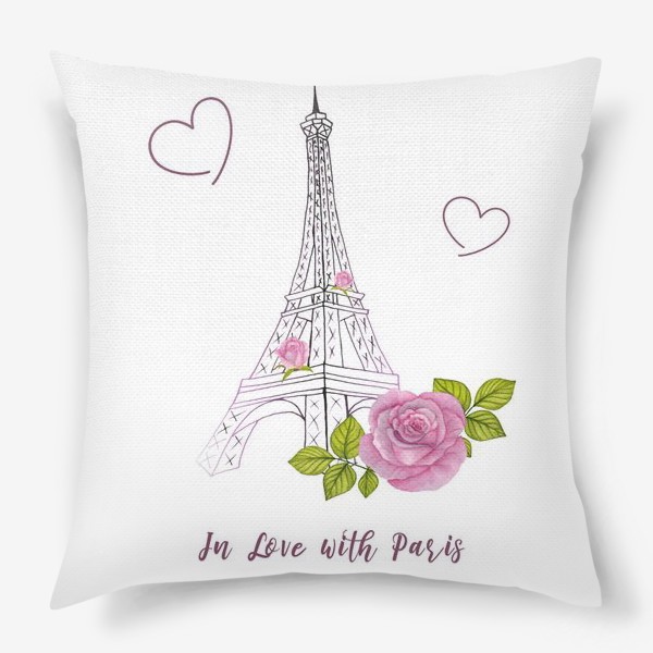 Подушка «Люблю Париж»