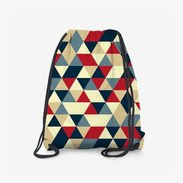 Рюкзак &laquo;Абстрактный геометрический фон из разноцветных треугольников&raquo;