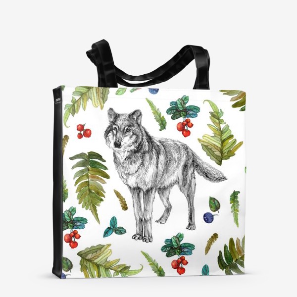 Сумка-шоппер «Мир леса. Волк»