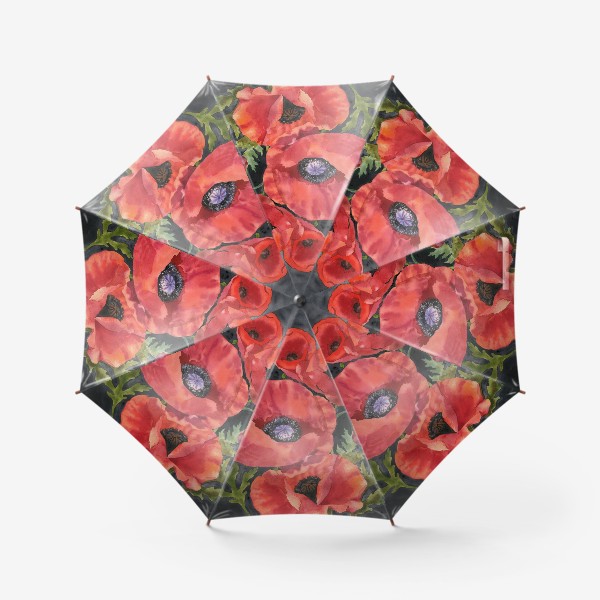 Зонт «Весенние маки »