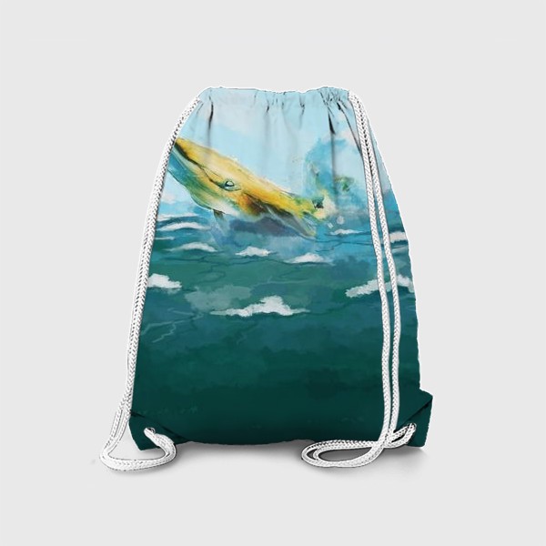 Рюкзак «Кит. Море. Волны. Океан.»