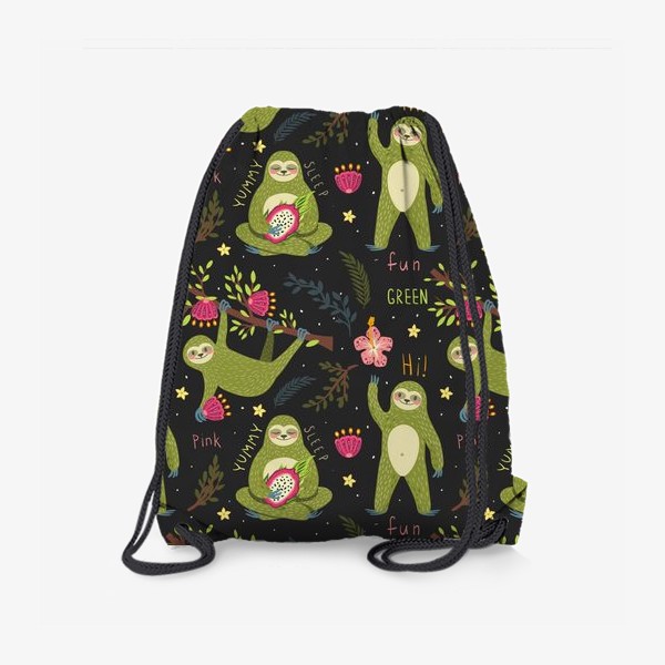 Рюкзак «Зеленые ленивцы»