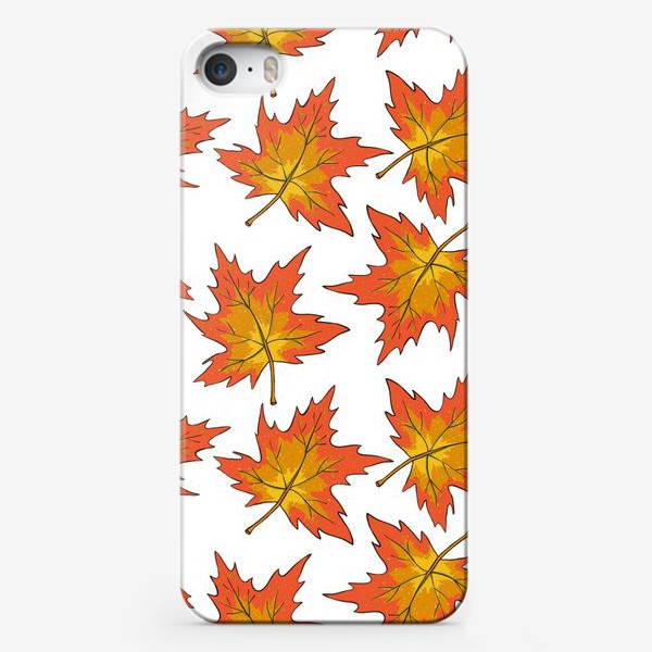Чехол iPhone «Кленовые листья»