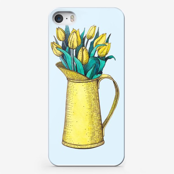 Чехол iPhone «Букет тюльпанов»