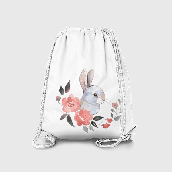 Рюкзак «Кролик в цветах»