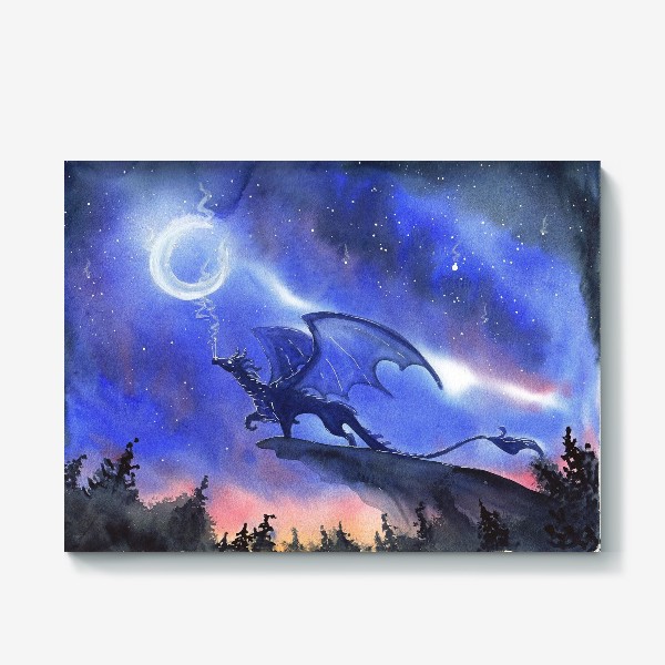 Холст «Ночной дракон»