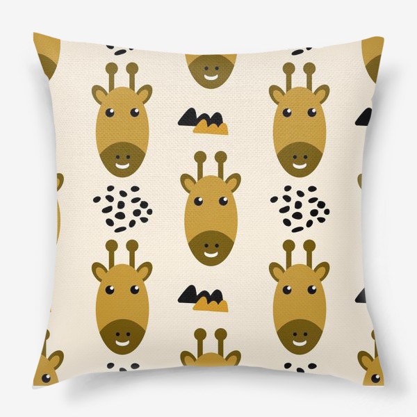 Подушка «Милые жирафы»