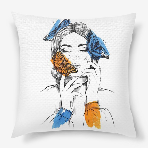 Подушка «Магия бабочки»