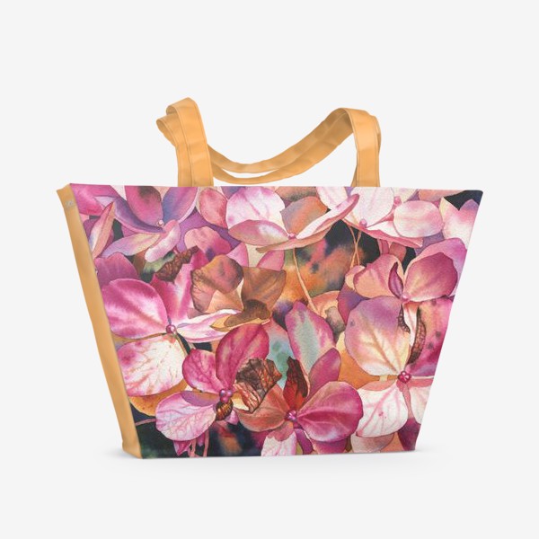 Пляжная сумка «Bright hydrangea»