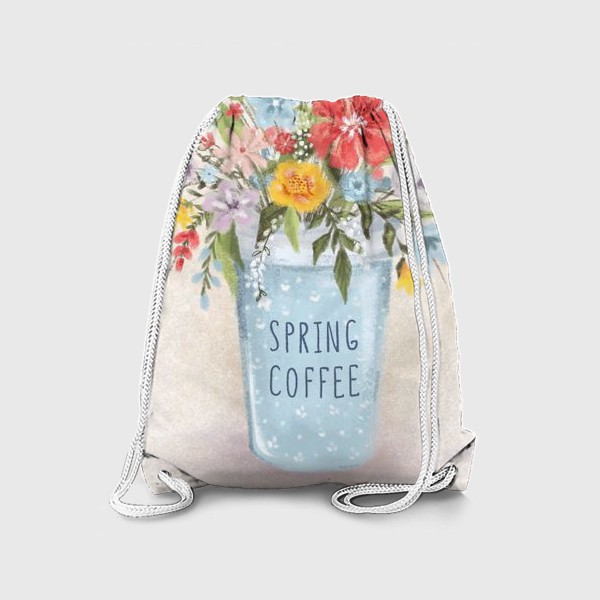 Рюкзак «Весенний кофе»