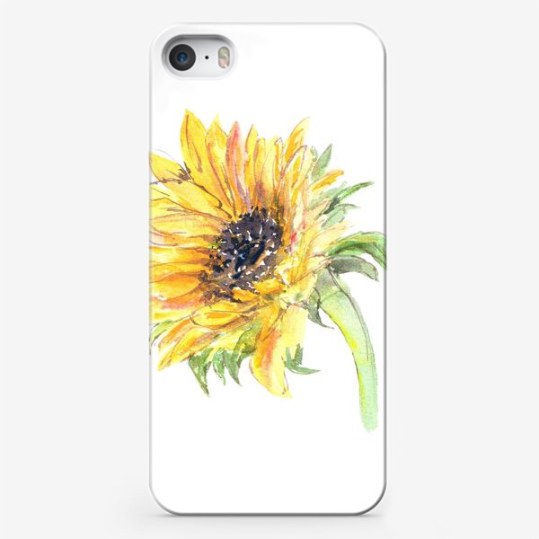 Чехол iPhone «Желтый солнечный подсолнух»