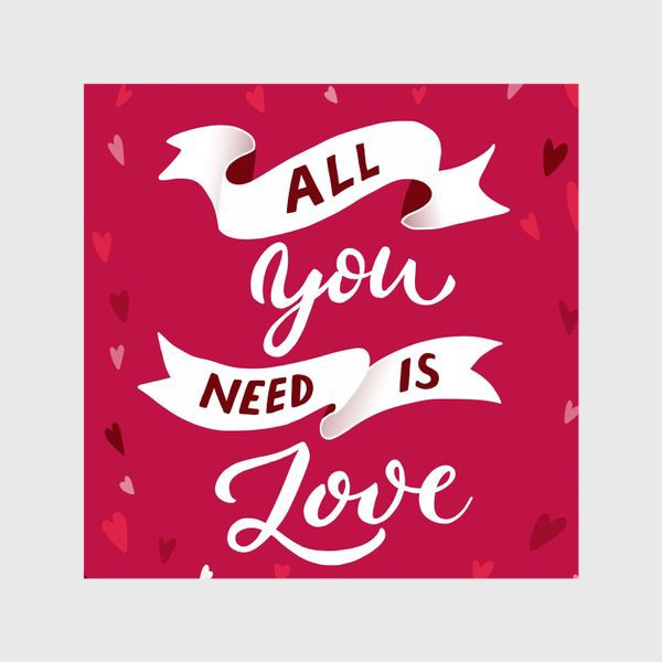 Шторы «All you need is love»