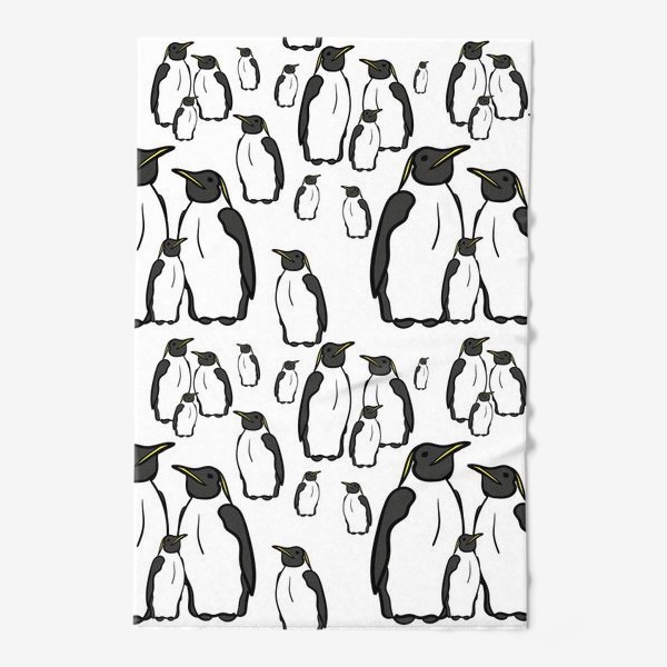 Полотенце «Пингвины на льдине»