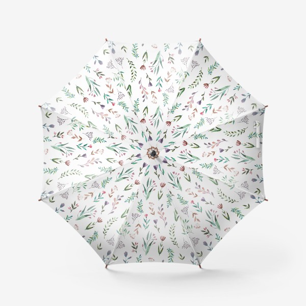 Зонт «Нежный акварельный паттерн»