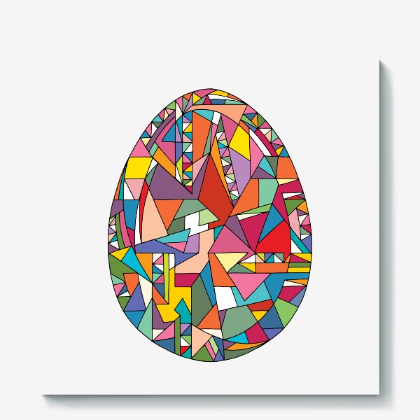 Холст «Пасхальное яйцо современное»