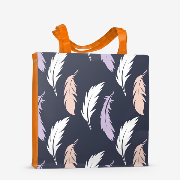 Сумка-шоппер «Цветные перья »