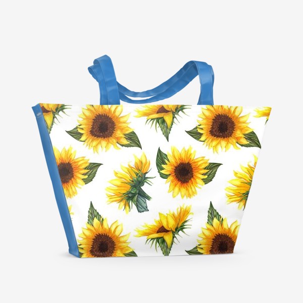 Пляжная сумка «Солнечные цветы»