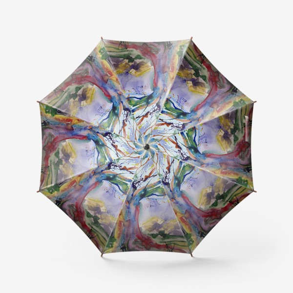 Зонт «Цветное дерево»
