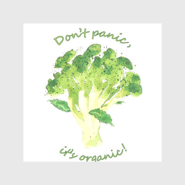 Скатерть «Don't panic, it's organic! Брокколи»