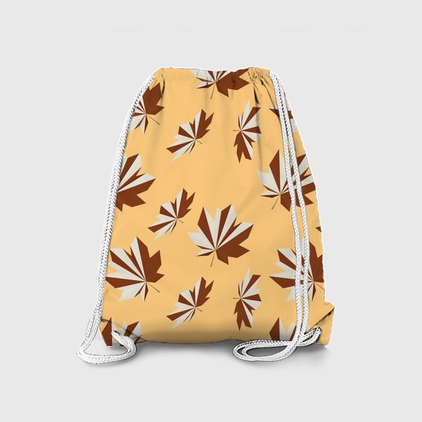 Рюкзак «Autumn leaves low poly style»