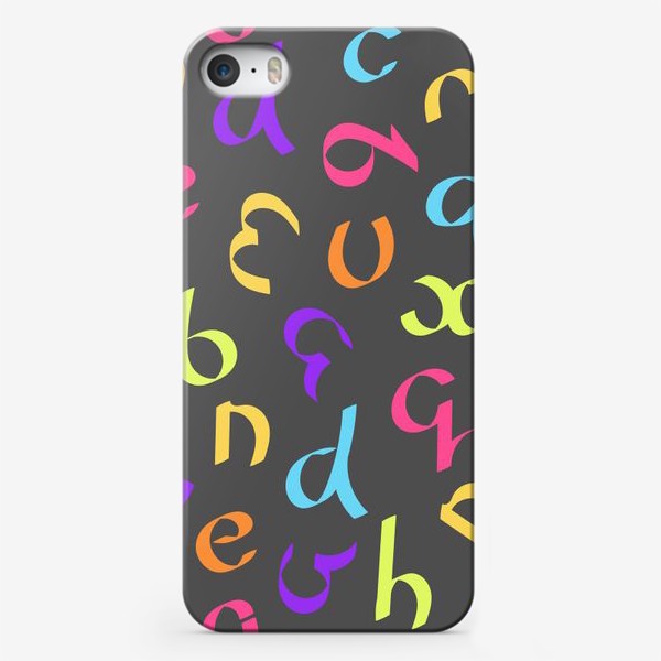 Чехол iPhone «Яркие буквы»