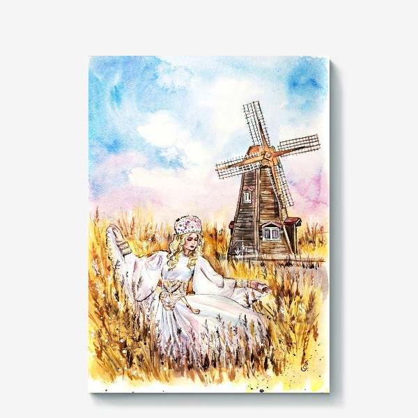 Холст «пшеничное поле»