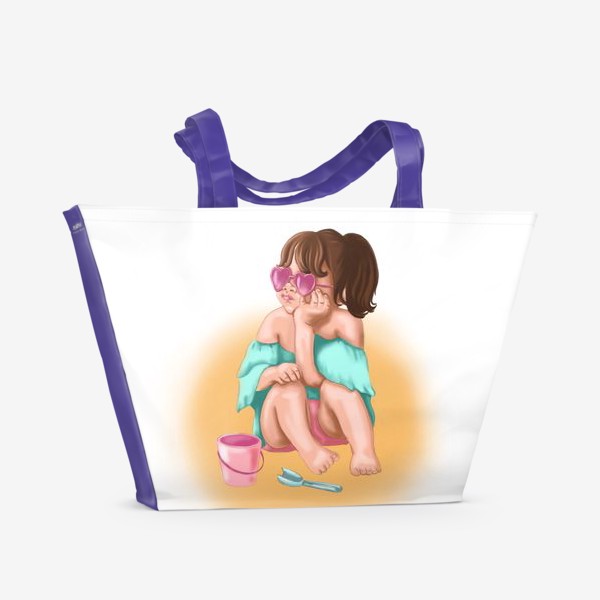 Пляжная сумка «Маленькая девочка »