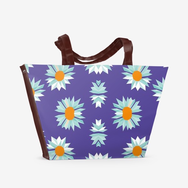 Пляжная сумка «white flowers»