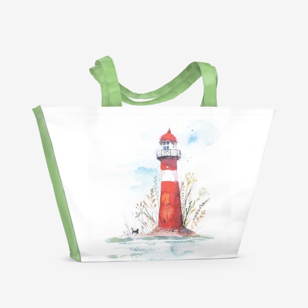 Пляжная сумка «Маяк весенний»