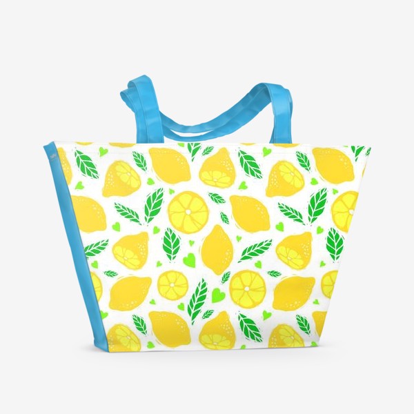 Пляжная сумка «Летние лимоны»