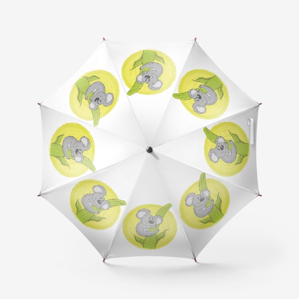 Зонт «Коала обнимает эвкалипт»