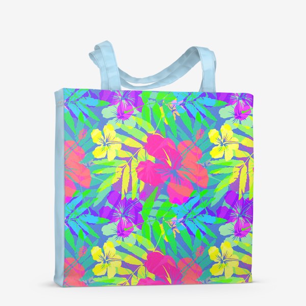 Сумка-шоппер «Тропические цветы»