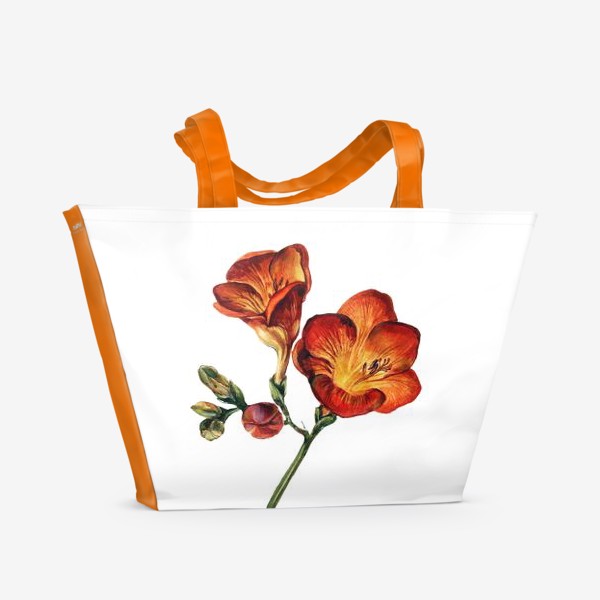Пляжная сумка «Оранжевый лилейник»