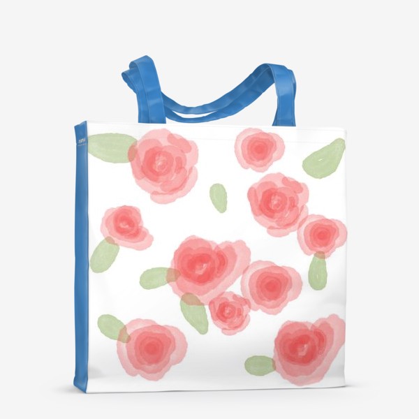 Сумка-шоппер «Паттерн нежные цветы»