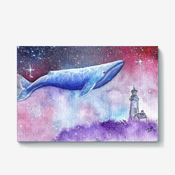 Холст «небесный кит»